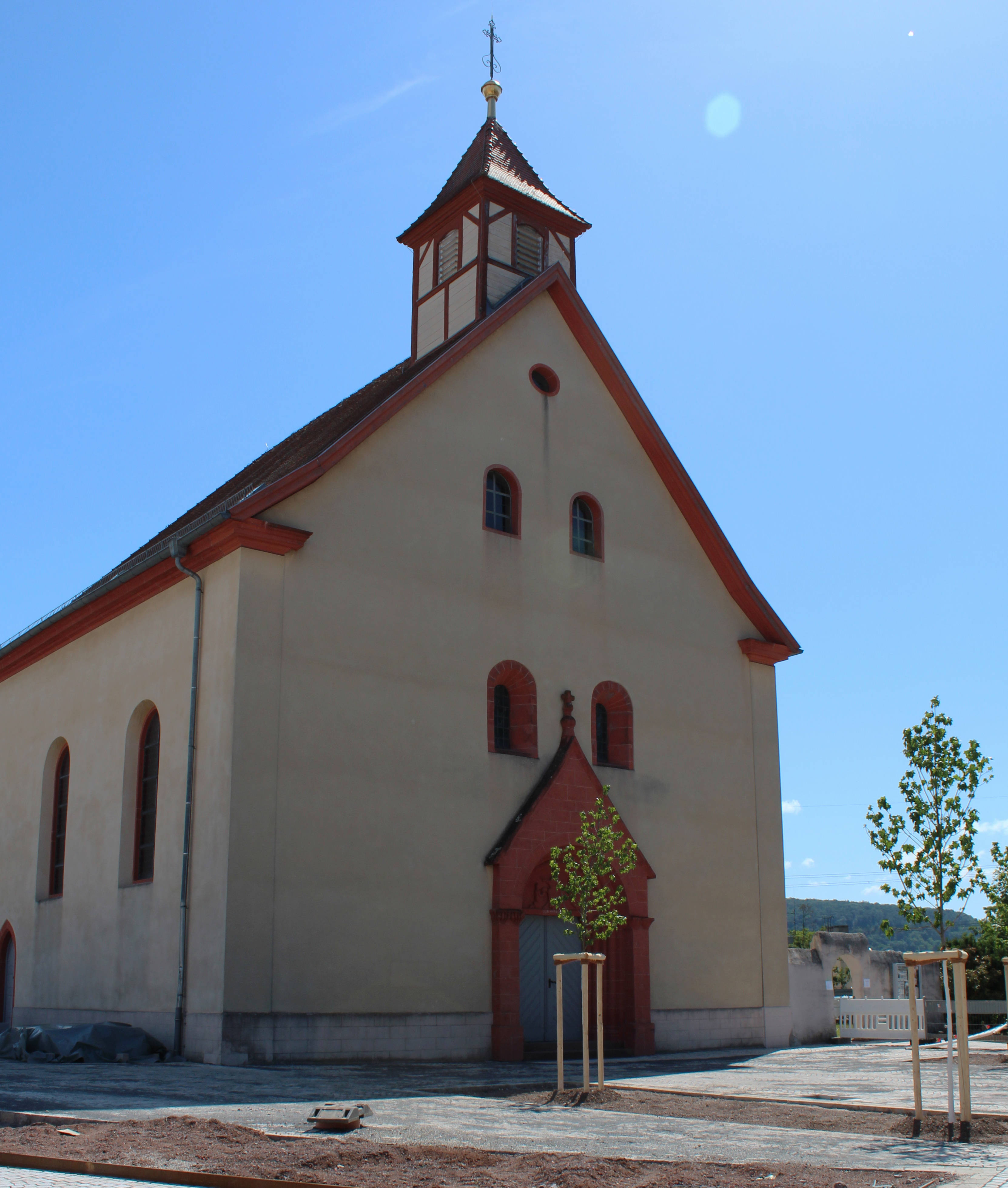  Die Aegidiuskirche im Ortskern Leimen-St. Ilgens 