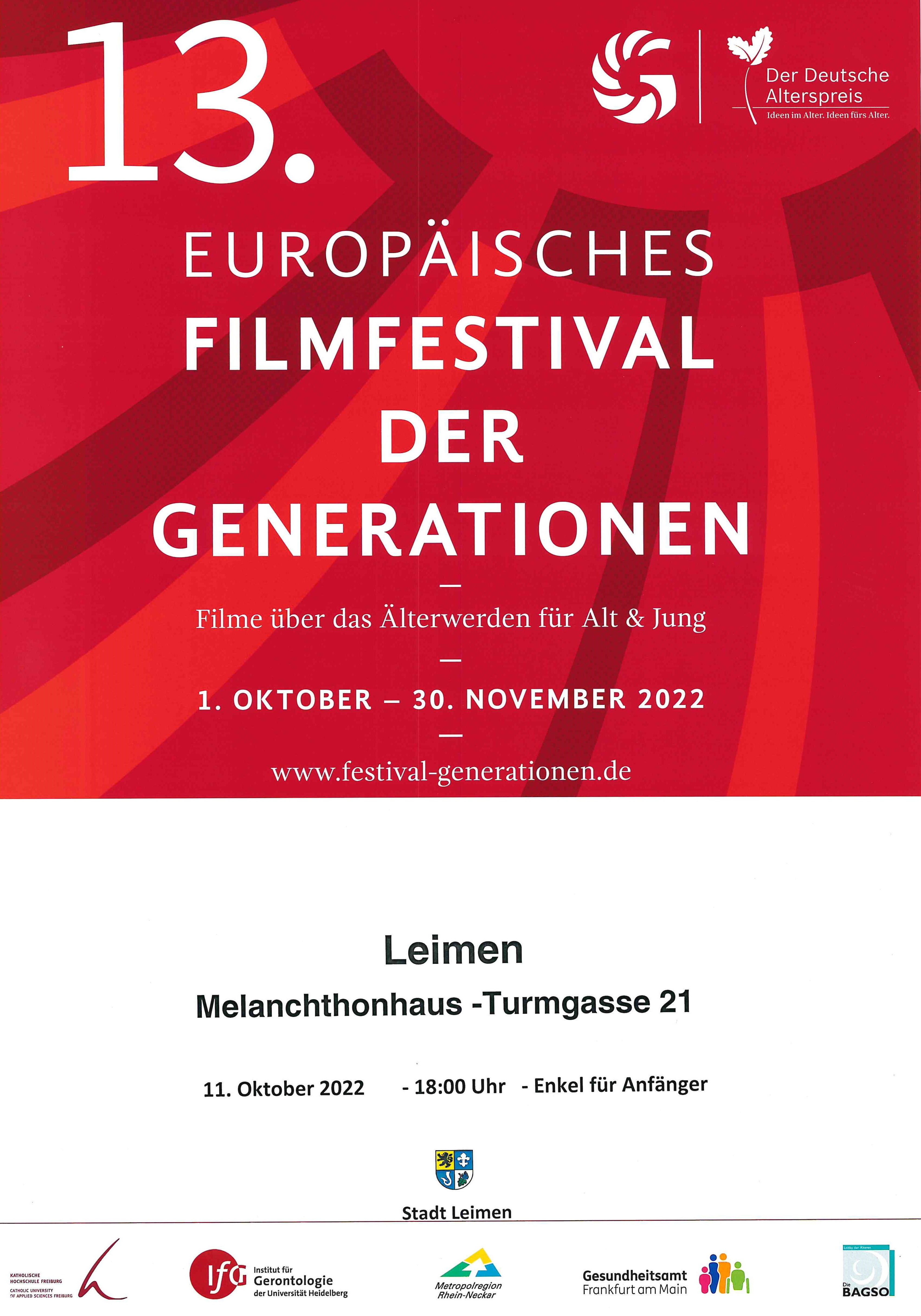  Europäisches Filmfestival der Generationen 