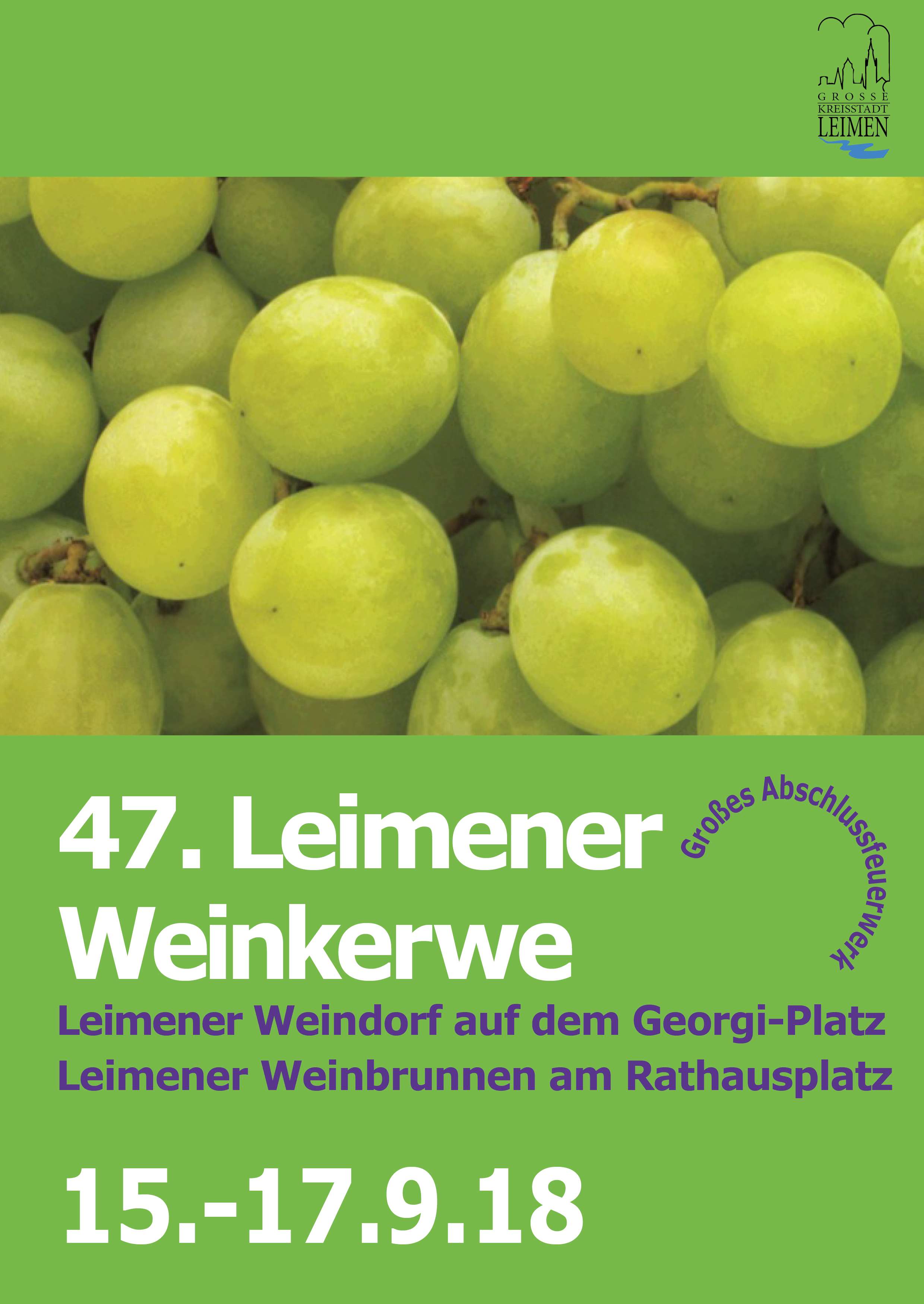  47. Leimener Weinkerwe vom 15. bis 17. September 2018 