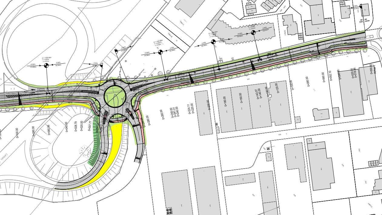  Erneuerung K 4155 und Neubau Kreisverkehrsplatz 